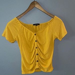Ambiance blouse mustard yellow